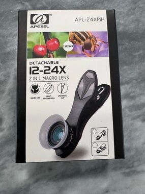 Apex 24X Macro Lens Kit - Black & White Packaging